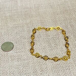 ‎VTG Avon Gold Atomic Design Bracelet